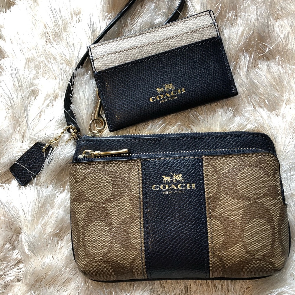 Never Used Coach Wristlet & Card Holder